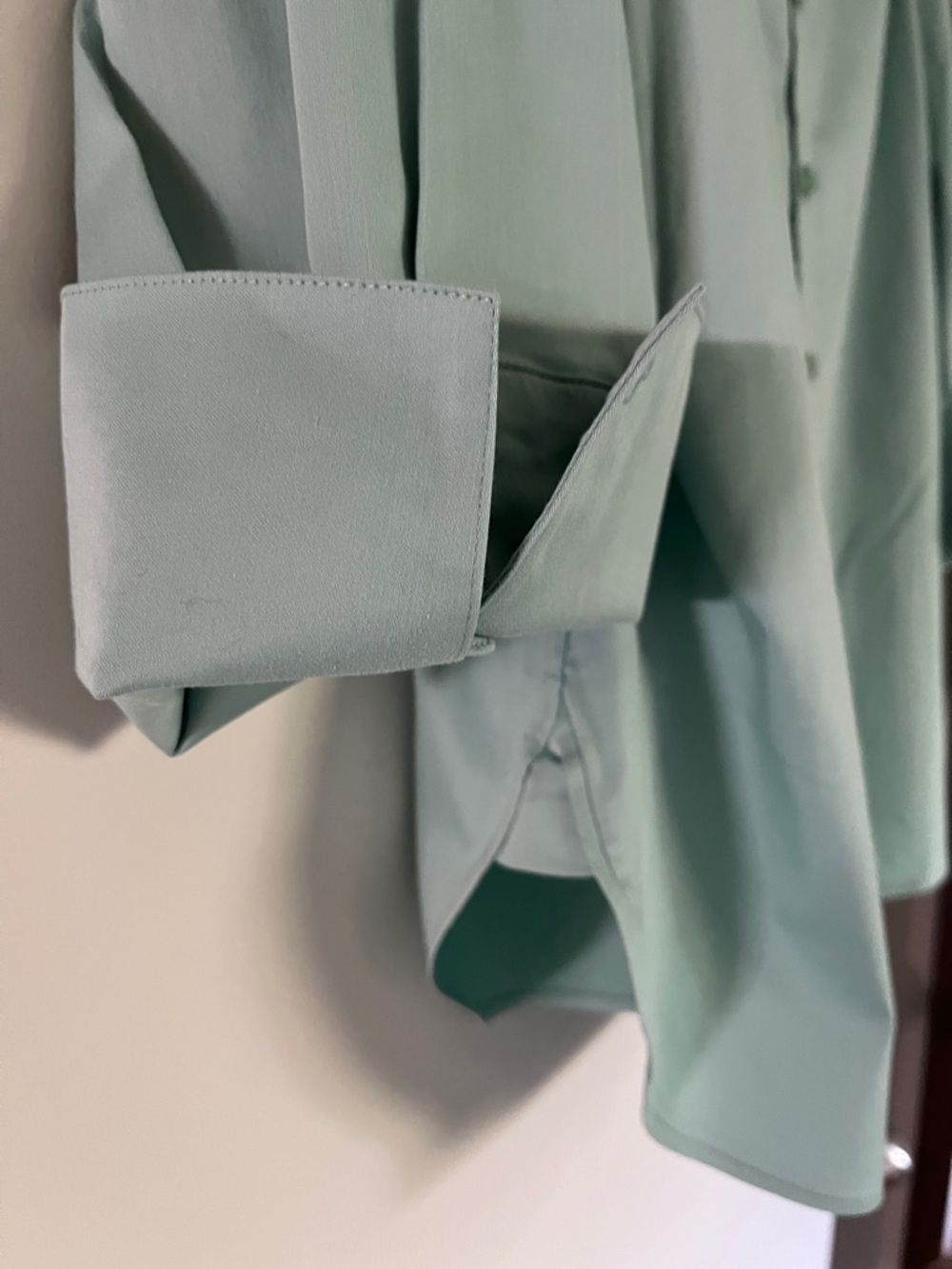 Chico's plus size Mint Green 3/4 sleeve blouse 4/XXL - Picture 2 of 4